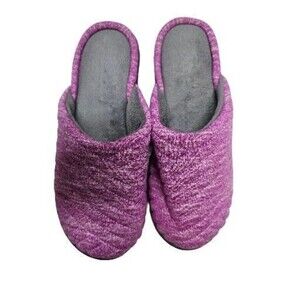 Isotoner Women's Terry Slip On Clog Slipper with Memory Foam for Indoor/Outdoor